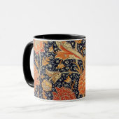 Vintages Blumenmuster, William Morris Tasse (Vorderseite Links)