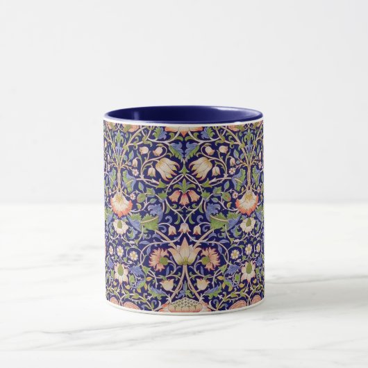Vintages Blumenmuster, William Morris Tasse (Zentrum)