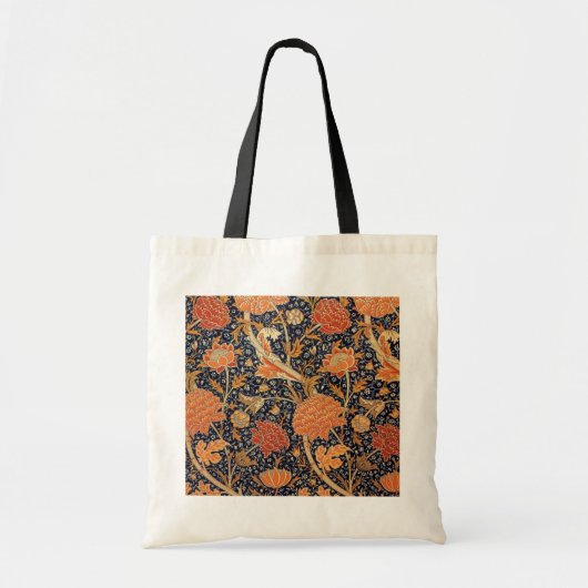 Vintages Blumenmuster, William Morris Tragetasche (Vorne)