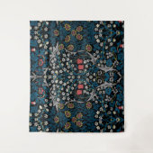 Vintages Blumenmuster, William Morris Wandteppich (Vorderseite)