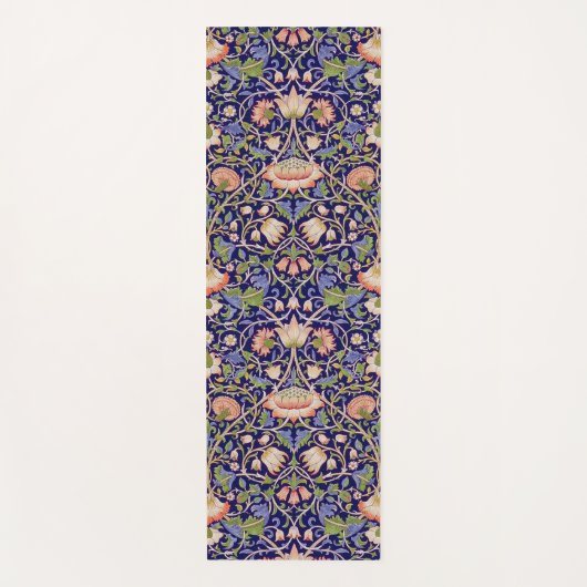 Vintages Blumenmuster, William Morris Yogamatte (Vorderseite)