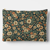 Vintages Blumenmuster Zubehörtasche (Vorderseite)