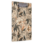 Vintages Blumenmuster Zwischenablage Klemmbrett (Rechts)