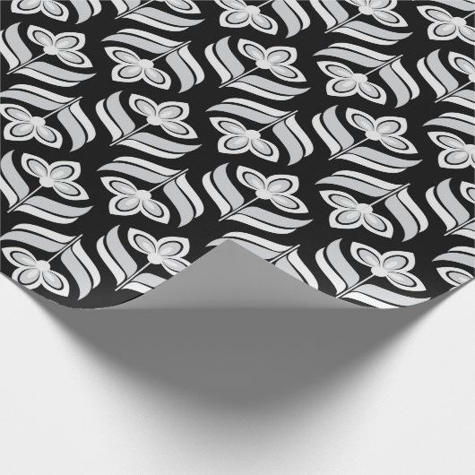 Vintages Blumenpapier Geschenkpapier (Ecke)