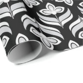 Vintages Blumenpapier Geschenkpapier (Rolleneckpunkt)