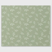 Vintages Blumenpapier Geschenkpapier (Flach)