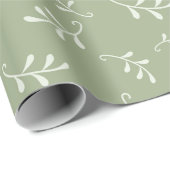 Vintages Blumenpapier Geschenkpapier (Rolleneckpunkt)