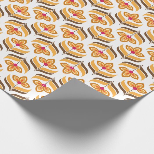 Vintages Blumenpapier Geschenkpapier (Ecke)