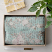 Vintages Blumenpapier Seidenpapier (Geschenk)