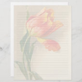 Vintages Blumensandpapier (Vorne/Hinten)