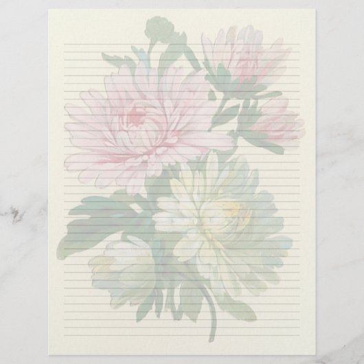Vintages Blumensandpapier (Vorderseite)