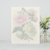 Vintages Blumensandpapier (Stehend Vorderseite)