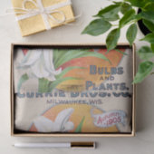 Vintages Blumenseidenpapier Osterlilien-1905 Seidenpapier (Geschenk)