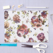 Vintages Blumenseidenpapier Seidenpapier (Handwerk)