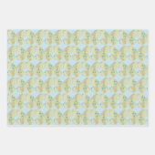 Vintages Blumenstollenpapier Geschenkpapier Set (Vorderseite 2)