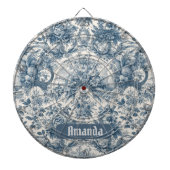 Vintages Blumenstrauß Dartscheibe (vorne)