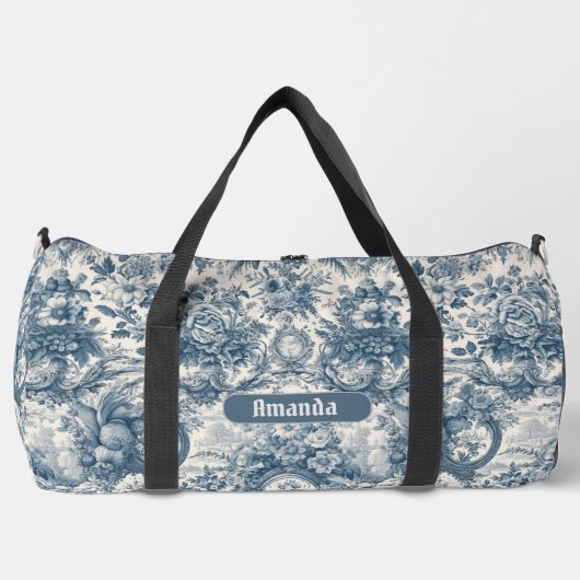 Vintages Blumenstrauß Duffle Bag (Vorderseite)