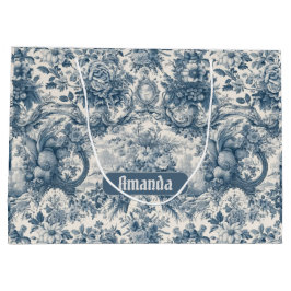 Vintages Blumenstrauß Große Geschenktüte