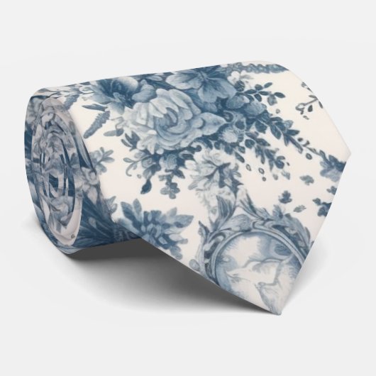 Vintages Blumenstrauß Krawatte (Gerollt)