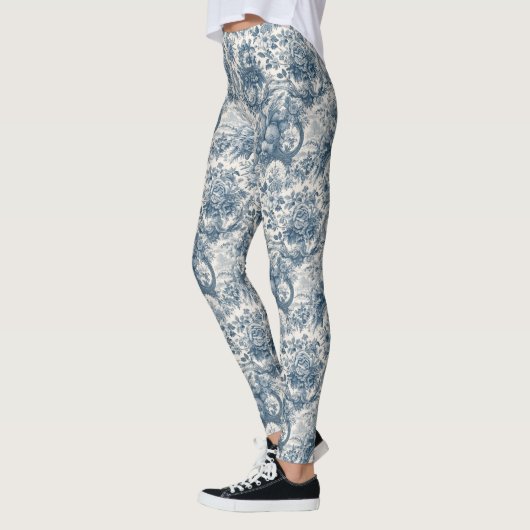Vintages Blumenstrauß Leggings (Links)