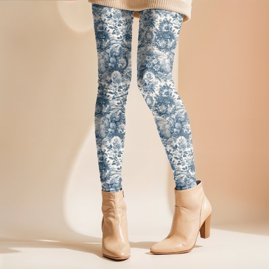 Vintages Blumenstrauß Leggings