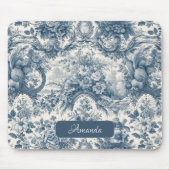 Vintages Blumenstrauß Mousepad (Vorne)