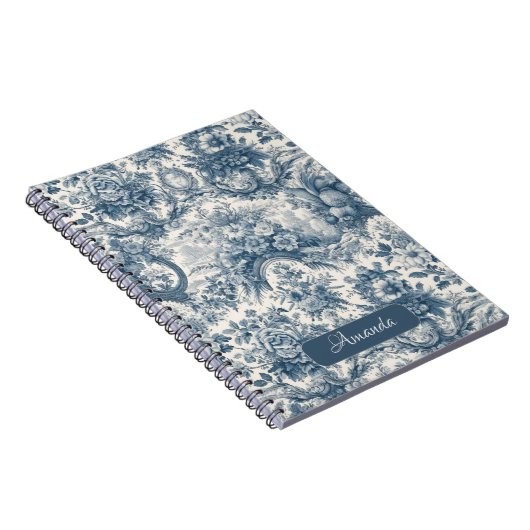 Vintages Blumenstrauß Notizblock (Rechte Seite)