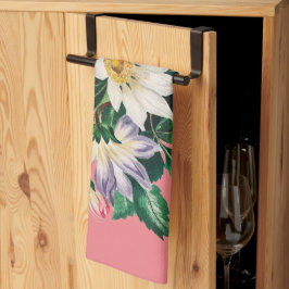 Vintages Blumenstrauß Pink Küchentuch