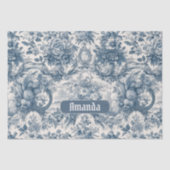 Vintages Blumenstrauß Seidenpapier (Vorderseite)