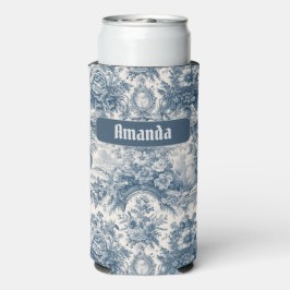 Vintages Blumenstrauß Selters Dosenkühler