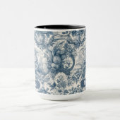 Vintages Blumenstrauß Tasse (Zentrum)