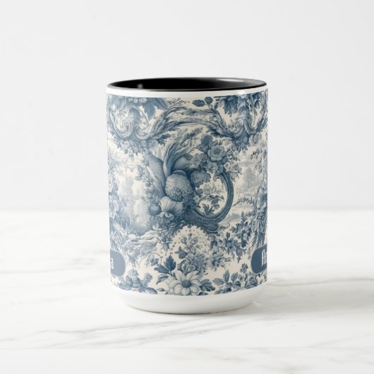 Vintages Blumenstrauß Tasse (Zentrum)