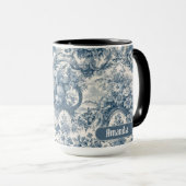 Vintages Blumenstrauß Tasse (VorderseiteRechts)