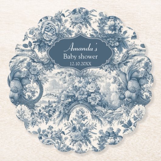 Vintages Blumenstrauß Untersetzer (Vorderseite)