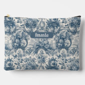 Vintages Blumenstrauß Zubehörtasche (Vorderseite)