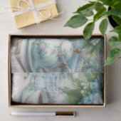 Vintages Blumenteeppich-Party-Tissue Paper Seidenpapier (Geschenk)