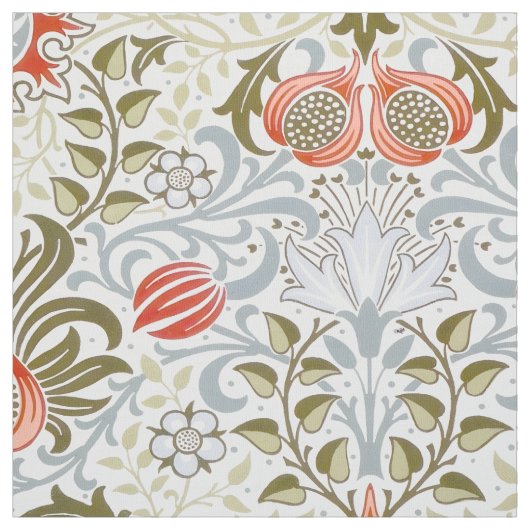 Vintages Blumenwallpaper von William Morris (1879) Stoff (Muster)