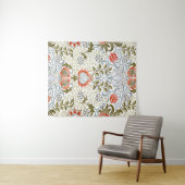 Vintages Blumenwallpaper von William Morris (1879) Wandteppich (Beispiel (Horizontal))
