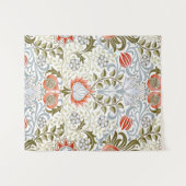 Vintages Blumenwallpaper von William Morris (1879) Wandteppich (Vorderseite (Horizontal))