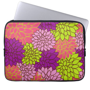 Vintages BlumenWallpapper Laptopschutzhülle