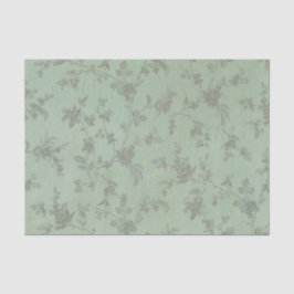 Vintages Blumenzapier Seidenpapier