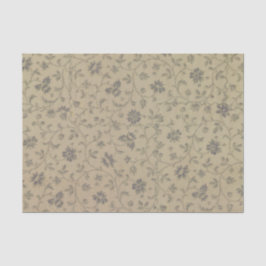 Vintages Blumenzapier Seidenpapier