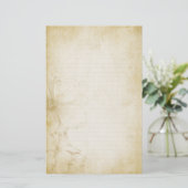 Vintages Blumenzeitschriften-Anmerkungs-Papier Briefpapier (Stehend Vorderseite)