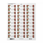 Vintages Blumenzettel (Vorne)