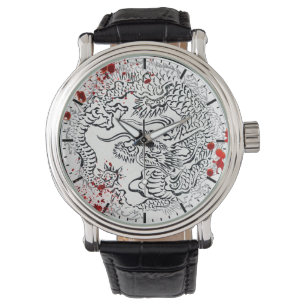 Vintages Blut splattered legendären japanischen Armbanduhr