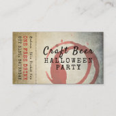 Vintages blutdruckfreies Getränk Rabattkarte (Vorderseite)