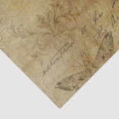 Vintages Bluthäufiges Dekopulationspapier Seidenpapier (Detail)