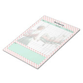 Vintages Blutzuckerprotokoll Notizblock (angewinkelt)