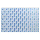 Vintages bluye Seepferdgewebe Stoff (Yard (91,4 cm))