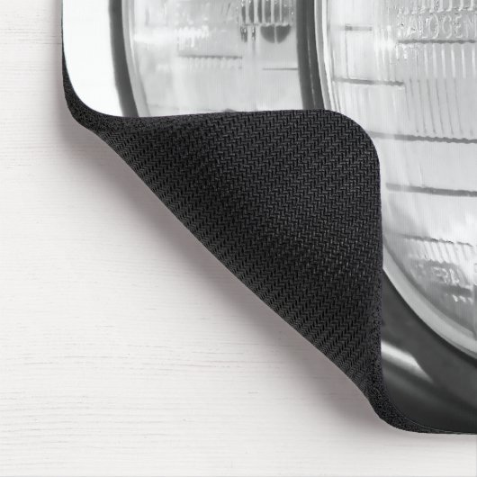 Vintages BMW-Scheinwerfer mousepad (Ecke)